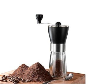 Portable Adjustable Ceramic Burr Coffee Grinder