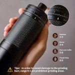 Zalnuuk Z30 Manual Coffee Grinder with Adjustable Burr
