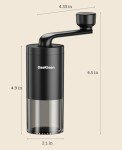 DeeKleen Portable Manual Coffee Grinder with Ceramic Burr