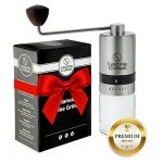 Manual Stainless Steel Coffee Grinder with Adjustable Settings