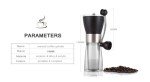 Portable Adjustable Ceramic Burr Coffee Grinder