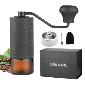 Manual Stainless Steel Coffee Grinder with Adjustable Coarseness