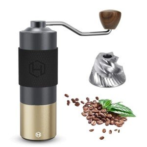 HEIHOX Adjustable Manual Coffee Grinder - 30g Capacity