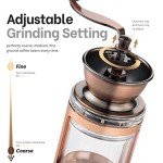 MITBAK Adjustable Manual Coffee Grinder for All Brews