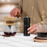 Manual Coffee Grinder with Adjustable Settings, 30g Capacity