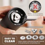 Manual Stainless Steel Coffee Grinder with Adjustable Coarseness