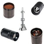 Manual Coffee Grinder with Adjustable Settings, 30g Capacity