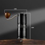 Manual Coffee Grinder with Adjustable Settings, 30g Capacity
