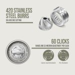 WACACO Exagrind Portable Stainless Steel Coffee Grinder