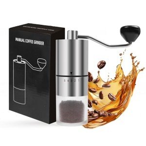 Wasunrm Hand Coffee Grinder with Adjustable Settings
