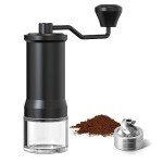 Stainless Steel Manual Coffee Grinder - Adjustable Grind