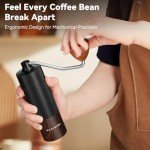 ECORELAX Portable Manual Coffee Grinder - Precision Grinding