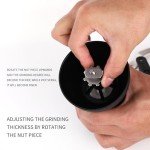 Adjustable Manual Coffee Grinder with Sealing Can
