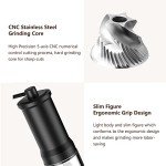 Stainless Steel Manual Coffee Grinder - Adjustable Grind