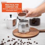 Imusa 6-Cup Stovetop Espresso Maker, Silver