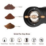 Stainless Steel Manual Coffee Grinder - Adjustable Grind