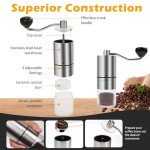 Wasunrm Hand Coffee Grinder with Adjustable Settings