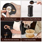 Stainless Steel Manual Coffee Grinder - Adjustable Grind