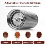 Portable Manual Coffee Grinder for Precision Brewing
