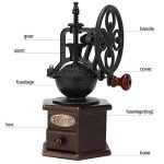 IMAVO Antique Wooden Manual Coffee Grinder