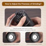 NewlukPro M7 Portable Manual Coffee Bean Grinder