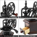 IMAVO Antique Wooden Manual Coffee Grinder