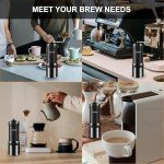 NewlukPro M7 Portable Manual Coffee Bean Grinder