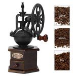 IMAVO Antique Wooden Manual Coffee Grinder