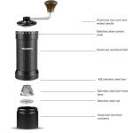 NewlukPro M7 Portable Manual Coffee Bean Grinder