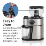 Hamilton Beach Burr Coffee Grinder with 18 Settings