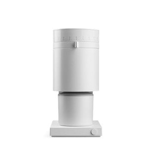 Fellow Opus Conical Burr Coffee Grinder - Matte White
