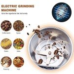 Electric Coffee and Spice Grinder with Brush Spoon