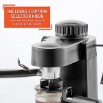 IMUSA 4-Cup Espresso & Cappuccino Maker - Black