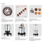 Dr. Mills Electric Coffee Grinder with Detachable Cup