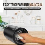 Quiet Electric Stainless Steel Coffee and Spice Grinder