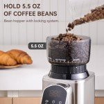 Olayks Electric Conical Burr Coffee Grinder