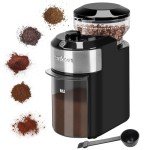 Lonkion Adjustable Electric Burr Coffee Grinder