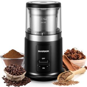 Shardor One Touch Electric Coffee & Spice Grinder