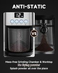 30-Setting Conical Burr Coffee Grinder with LED Display
