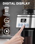 30-Setting Conical Burr Coffee Grinder with LED Display