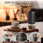 Compact Electric Burr Coffee Grinder with 40 Settings
