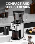 30-Setting Conical Burr Coffee Grinder with LED Display