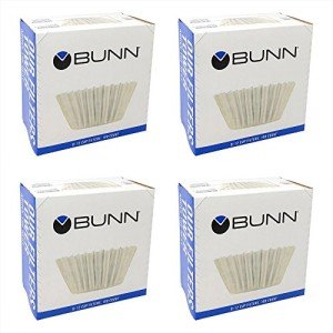 Bunn 100-Count Basket Coffee Filters Pack of 4