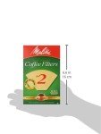 Melitta Unbleached Cone Coffee Filters, 600 Count