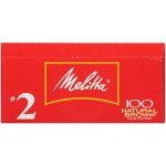 Melitta Unbleached Cone Coffee Filters, 600 Count