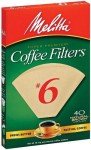 Melitta Brown Cone Coffee Filters - 40 Count