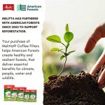 Melitta Bamboo Coffee Filters, 80 Count, Pack of 6