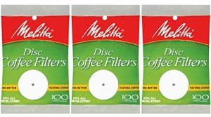 100 Coffee Filter Discs - 100 Pack