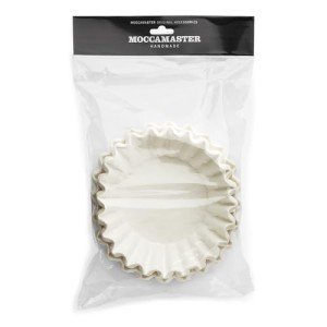 Technivorm Moccamaster White Paper Coffee Filters, 100 Count