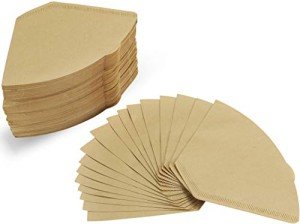 Peaceleaf Natural Unbleached Cone Coffee Filters - 300 Pack
